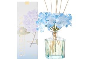 Cocorrína Flor Difusor de Varillas con 8 Varillas de Fragancia 250ml/ Brisa Marina/Ambientadores de Hogar, Ambientador Varillas/difusor de Aromas/para Decoración de Baños y Estanterías