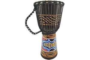 CIFFRE Djembe – Panoramica Gamma Premium djemben 20 cm 30 cm 35 cm 40 cm 50 cm 60 cm 70 cm con o senza tasche un buon suono garantito. 50cm Profi Djembe