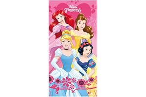 License Sweet Home / Jerry Fabrics Disney Princesse Serviette de Plage Coeur