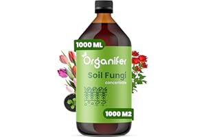 Concentré Jardin - Champignons Du Sol - 1 Litre - 1000 M2 - Solution Naturelle De Soutien Du Sol - Solution Alternative Pour Les Plantes Et Le Jardin - Usage Extérieur Et Intérieur - Organifer