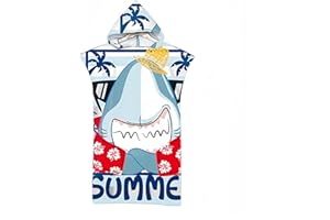 Proumhang Asciugamano da spiaggia con cappuccio per adulti Asciugamano per cambio Asciugamano per accappatoio Coperta poncho per surf in spiaggia Nuoto Costume da bagno Cambio 85cmx110cm Modalità 7