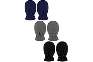 Boyiee 3 Paar Baby und Kleinkind Winter Vlies Warme Fäustlinge Handschuhe