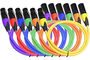 O.D.O ENGINEERING LIMITED XLR Cable - Male to Female,For microphone,PA,Amplifier, Mixing Desk,Audio interface,instrument,DJ,DMX,powered Speaker System,stage lighting, balanced XLR, mic cable,Nylong Braided/PVC