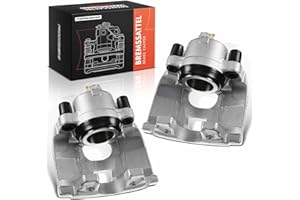Frankberg 2x Brake Caliper Brake Calipers Disc Brake Caliper Brake Caliper Assembly Front Left Right Compatible with Tigu.a.n 5N S.h.a.r.a.n 7N1 7N2 Alhamb.r.a 710 711 Q3 8UB 8UG Replace# 5N0615123