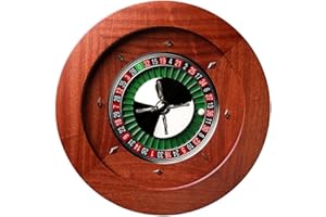 Dal Negro Montecarlo 50cm Mahogany Roulette Wheel (Quadratto style)