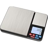 &Ccedil;ift Platformlu Dijital Mutfak Terazisi, 10 kg Tartma Kapasitesi, 0,01 g &ndash; 1 g Hassasiyetli İki Terazi, Lcd Ekranlı Tasarım, 