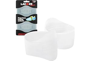 LACEEZE Max Bands – As Seen on Dragons' Den – Ribbed Technology – Secure Laces, Prevents Unraveling, Fits Shoe Size UK 6.5+, Ideal for Sports Shoes, Football, Rugby, Hockey