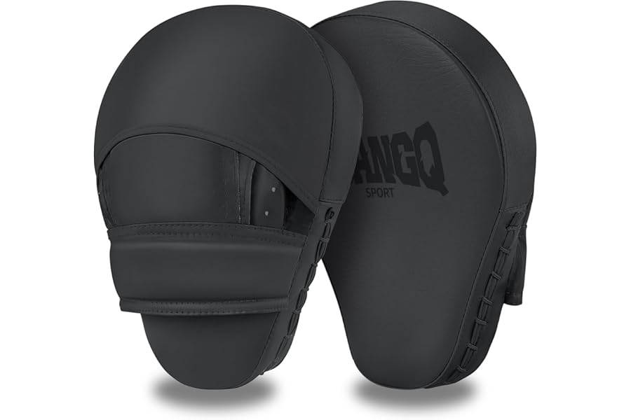 Boxing Pads Curved Focus Mitts, Training Pads,MMA Muay Thai Kickboxing Coaching Martial Arts Punching Hand Target Strike Shield & Boxing Mitts