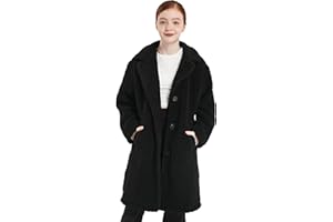 maoo garden Ragazze Grandi Sherpa Felpa Cappotto Abito Autunno Inverno Leggero Giubba Lungo Stile Giacca Trench