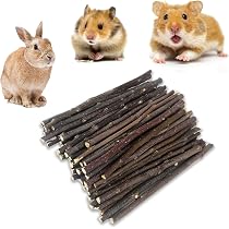 Kaninchen-Kaustäbchen Aus Seegras & Bambus – 5 Stück, 10 Cm, Für Nagerzähne & Beschäftigung