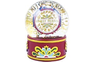 Half Moon Bay The Beatles Snow Globe Sgt. Pepper | The Beatles Snow Globes For Adults | Christmas Ornaments & Christmas Decor | Funny Snow Dome | The Beatles Gifts & Music Gifts | Musical Xmas Decor