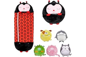 HICAS Sacs de couchage doux et chaud pour filles et garçons