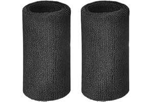 ‎RECCISOKZ Lvcky Schweißband für das Handgelenk, Sport-Armbänder, elastisch, Baumwolle, 15,2 cm (6 Zoll), 2 Stück