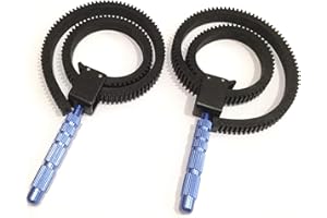 xjgmao 2x Focusing Ring, Zoom Rings, Focus Ring, Zoom Ring Handle Focusing Ring Lever And Focal Gear Strap Photograph Accessories Fit DSLR/SLR Camera Video Cameras, Camcorder