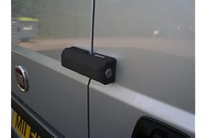 Milenco Van Door Deadlock - Conversión para Caravana o Autocaravana, Color Negro