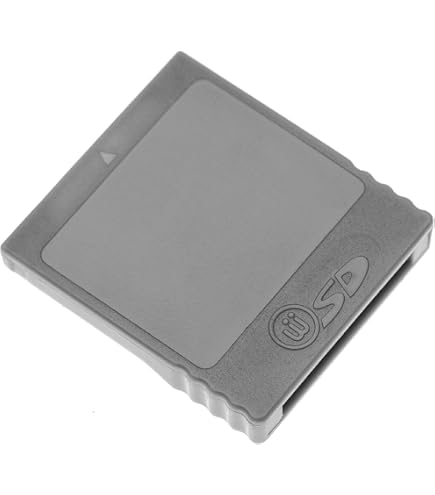 LICHIFIT SD2SP2 Adapter Für Nintendo Game Cube – Micro-SD-Kartenleser Für Seriellen Port 2, Schwarz