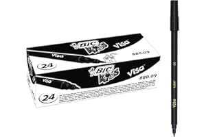 ‎BIC BIC Kids Visa 1430602 feinen Filzstift Black - Box 24