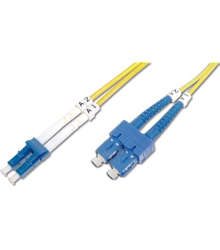 Cavo Fibra Ottica 5 Metri OM3 50/125 LC-LC DLX 2,8mm - Colore Aqua - Fairline