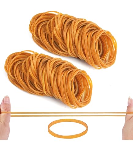 1InTheOffice Size 64 Rubber Bands - 3-Pack, 1/4 Lb. Heavy Duty Elastic Bands For Home, Office & Organizing - View #10