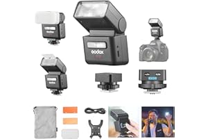 Godox IT32 TTL Blitzgerät + X5O für Olympus- und Panasonic-Kameras, Touchscreen-Blitzgerät, 2,4-GHz-Funkverbindung, Leitzahl 18, Blitzladezeit 1,5 Sekunden, magnetischer Anschluss
