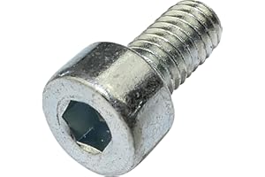 AERZETIX - Juego de 100 piezas - Pernos M4x8 - con cabeza hexagonal interior - Ø4x8mm - DIN 912 - clase 8.8 - acero galvanizado - bricolaje - herramienta de montaje/ferretería - C47615