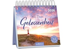 Postkartenkalender 365 Tage Gelassenheit 2026: Wochenkalender 2026, 53 Postkarten für entspannende Momente