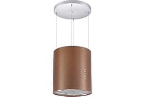 Cookology HICYL351COP/A++ Ceiling Wire Hung Island Cooker Hood Extractor Fan - Energy A++ Rated - in Copper