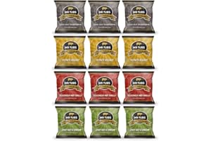 MR TUBS PORK CRACKLING Mr Tubs Premium Pork Crackling Schweineschwarten – Folienbeutel In Unterschiedlichen Geschmacksrichtungen (12 X 28g-Beutel) - Gourmet Crackling, Keine Scratchings (12 x 28g, Mixed)