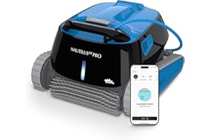 Dolphin Nautilus CC Pro Robot limpiafondos automático para Piscinas enterradas y Desmontables de 15m - Limpieza de Fondo, Paredes y línea de flotación - Control por la App