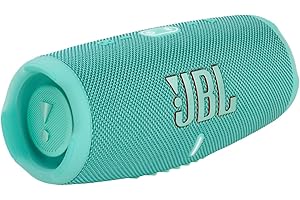 JBL Charge 5 Altavoz inalámbrico portátil con Bluetooth y batería integrada, resistente al agua (IP67), con PartyBoost para subir el nivel de la fiesta, hasta 20h de reproducción, aquamarine
