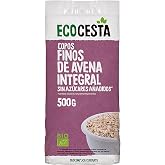 Ecocesta Organic Whole Grain Oat Flakes without Added Sugar Suitable for Vegans, 500g