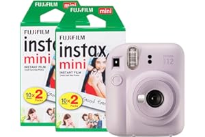 Fujifilm Instax Mini 12 Appareil Photo instantané avec Pack de 40 pellicules Lilas