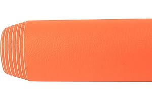 Surriba Selbstklebende Leder, Kunstleder Flicken Selbstklebend Reparaturset für Motorrad Rückenlehne Stühle DIY-Basteleien Stifteetui Handtasche 10 * 150cm Orange