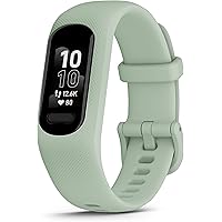 Garmin vívosmart 5, Smartband, Activity Tracker, Cardio, SpO2, GPS Smartphone, Passi, Calorie, Stress, 15 Sport, Rilevamento 