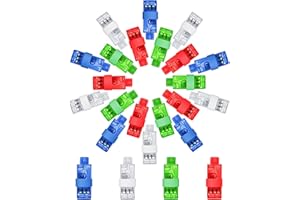 FRIUSATE 24 Pcs LED Finger Lights Finger Flashlights 4 Colors Bright Finger Lamp Finger Clip Lights Toys For Pary Gifts, Party Favors, Live, Raves, Concert Shows