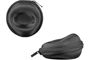 AWOCAN 2PCS Watch Travel Case Nylon Single Watch Thickened Organizer Box,Fits All Wristwatches and Smart Watches up to 50mm