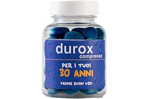 DFPRIME DUROX Compresse Blu 30 Anni – Scherzo Wiagras Goliardico per Uomo – Idea Regalo Divertente Compleanno 30 anni – Confetti Blu al Cioccolato – FANNE BUON USO