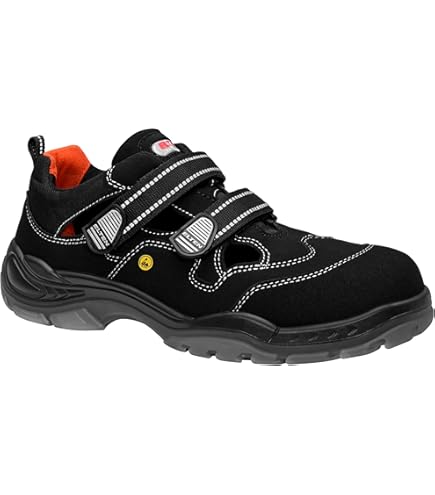 ELTEN Veiligheidsschoenen IMPULSE XXT blue Easy ESD S1, heren, textiel, kunststof kap (lichter dan stalen neus), licht, sportief, zwart/blauw, maat: 43