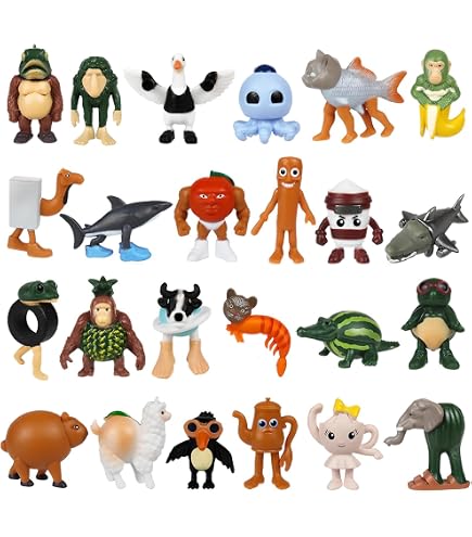 Italian Brainrot Figuren-Set – Lustige Sammelfiguren Wie Tung Tung Sahur & Tralalero Tralala, Für Regal & Büro-Deko