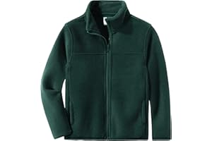 Spring&Gege Ragazzi Giacca in Pile Polare con cerniera Fleece Jacket per Bambini