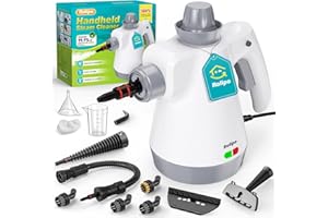 Rolipo Nettoyeur Vapeur Portatif 1050W, Nettoyage Haute Température – 100% Sans Chimie Désinfection, Appareil Multifonction pour Cuisine, Salle de Bain, Voiture, Sols et Tissus