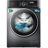 Cecotec Washing Machine 22 lbs Front Load Bolero Dresscode 10500 Inverter Steel A. 1950W, 1400 rpm, Inverter Plus Motor, Low