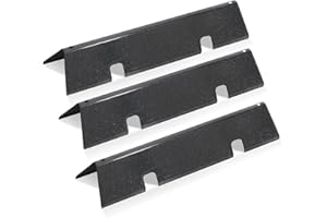 SafBbcue 7635 Flavorizer Bars für Weber Spirit 200 Serie (Frontsteuerung) GS4 Grillteile, für Weber GS4 Spirit II & I E210 S210 E215 E220 S220 Grills, porzellanemailliert, 38,9 cm, 3 Stück