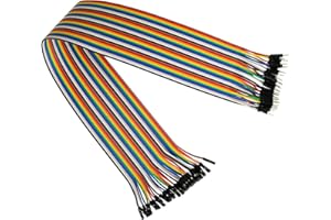 kabelmeister - Jumper Wire/Drahtbrücken-Kabel - Stecker an Buchse (Male to Female) - 20cm - 40-Pin trennbare Adern für Arduino, Raspberry Pi, Banana Pi, Breadboad, Steckboard etc.