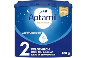 ‎APTAMIL Aptamil Abendfläschchen, Folgemilch nach dem 6. Monat, Baby-Milchpulver (1 x 400 g)