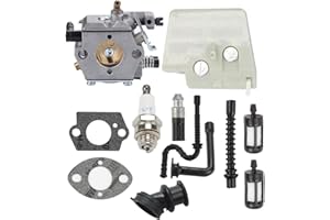 Hippotech Carburateur WT-194 avec filtre à air Remplacement pour Stihl 024 026 MS240 MS260 024AV 024S Remplacement pour Walbro WT-194-1 WT-22 Carburateur de tronçonneuse remplace 11211200611
