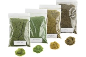 WWS WAR WORLD SCENICS War World Scenics - Kit de Iniciación 1 de Hierba estática - Modelismo Ferroviario, Wargames, Maquetas, Dioramas, Escenografía Miniatura, Paisajismo Miniatura, Modelismo