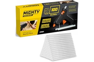 VIVO TECHNOLOGIES Glue Gun Mini 10W Heats Up Glue Gun with 100pcs Melt Glue Sticks Glue Sticks Craft Repair Kit for Hobby Craft Electronics Super Glue Adhesive DIY Handicrafts and Repair