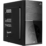 Aerocool CS105BK, Boîtier PC Micro ATX et Mini-ITX, Ventilateur Frontal, Noir