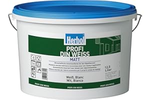 Herbol Profi paint - in accordance with German Institute for Standardisation (DIN) standards, White, Assorted Colours, Profi